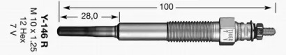 Свеча накаливания (NGK: 7492)